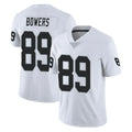 LV.Raiders #89 Brock Bowers Player White Limited Vapor Untouchable Home Game Ldoa Stitched Jerseys