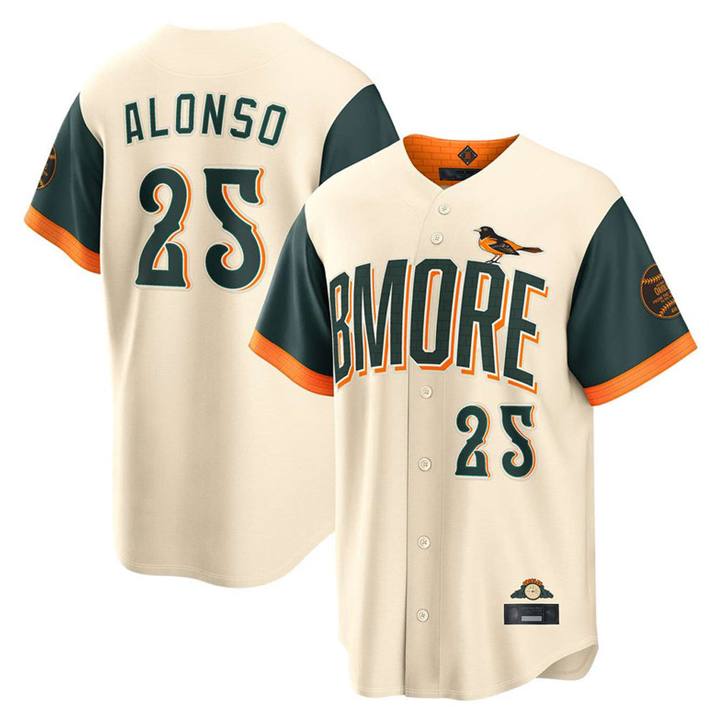B.Orioles #25 Pete Alonso Player Cream 2026 City Connect Home Game Ldoa Stitched Jerseys