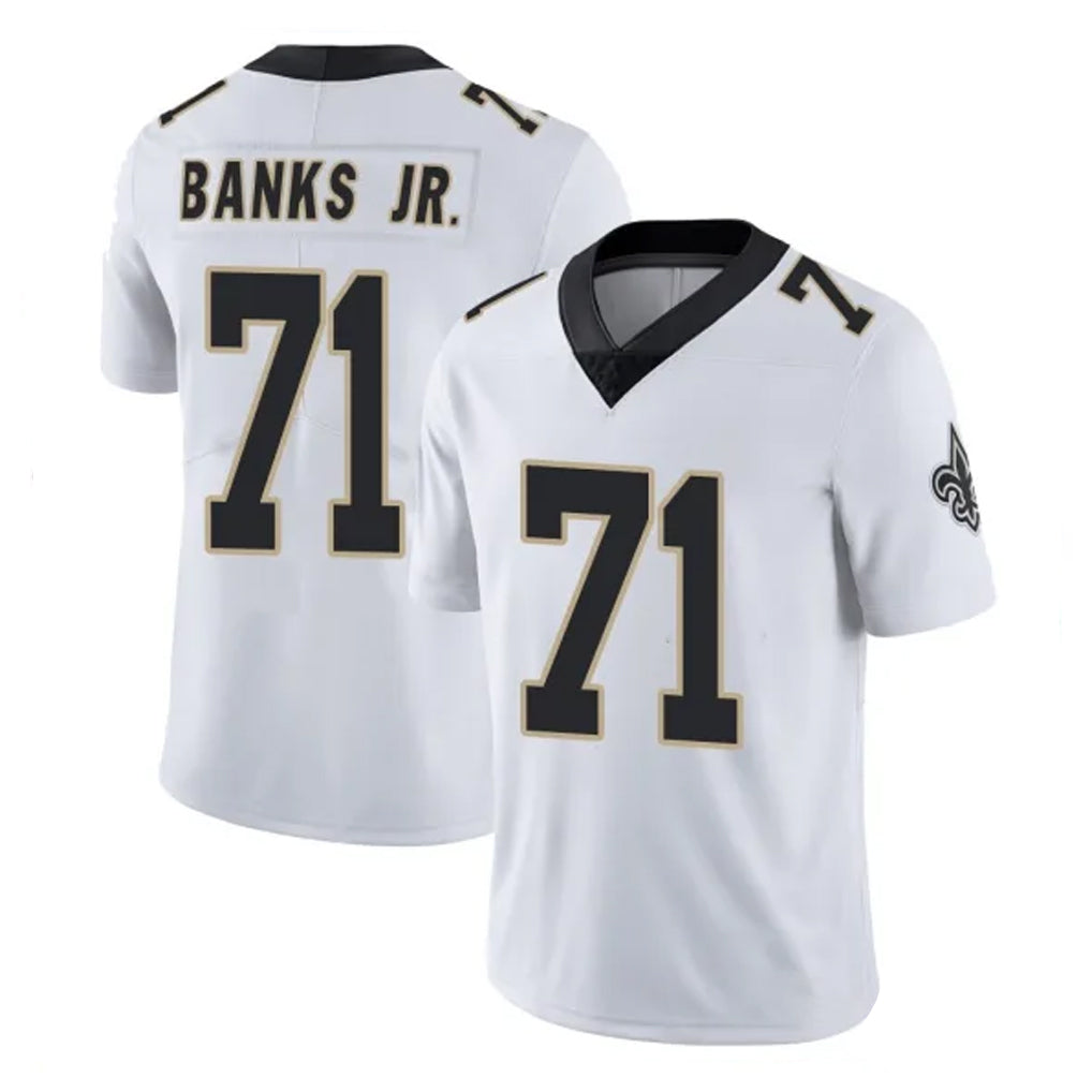 NO.Saints #71 Kelvin Banks Jr. Player White Limited Vapor Untouchable Home Game Ldoa Stitched Jerseys