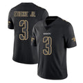 NO.Saints #3 Travis Etienne Jr. Player Black Impact Limited Home Game Ldoa Stitched Jerseys