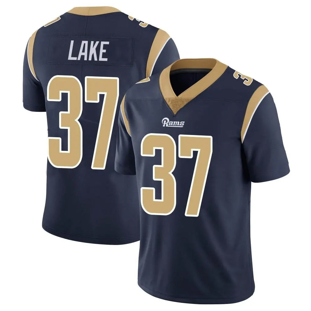 LA.Rams #37 Quentin Lake Player Navy Limited Vapor Untouchable Home Game Ldoa Stitched Jerseys