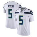 S.Seahawks #5 Jason Myers Player White Limited Vapor Untouchable Home Game Ldoa Stitched Jerseys