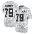 IN.Colts #79 Bernhard Raimann Player Arctic Camo Salute To Service Limited Game Ldoa Stitched Jerseys