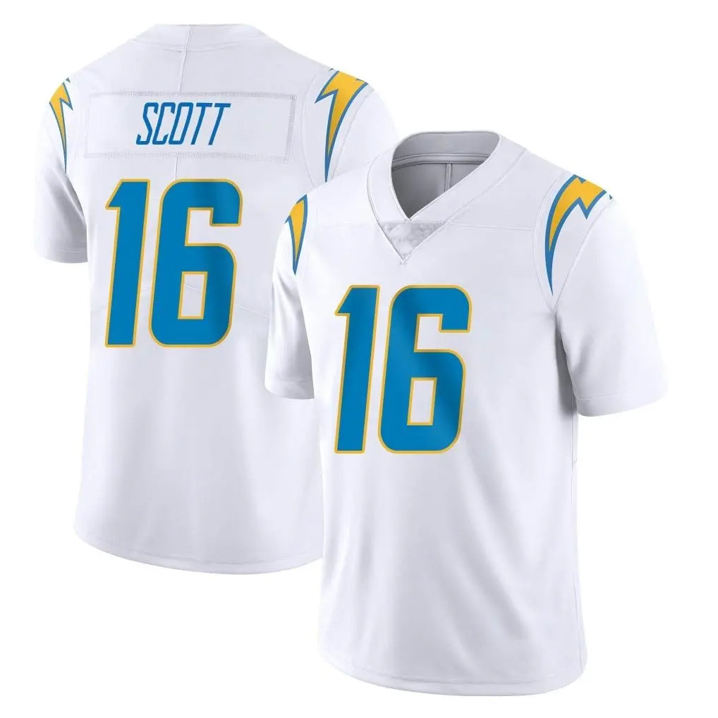 LA.Chargers #16 J.K. Scott Player White Limited Vapor Untouchable Home Game Ldoa Stitched Jerseys