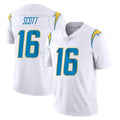 LA.Chargers #16 J.K. Scott Player White Limited Vapor Untouchable Home Game Ldoa Stitched Jerseys