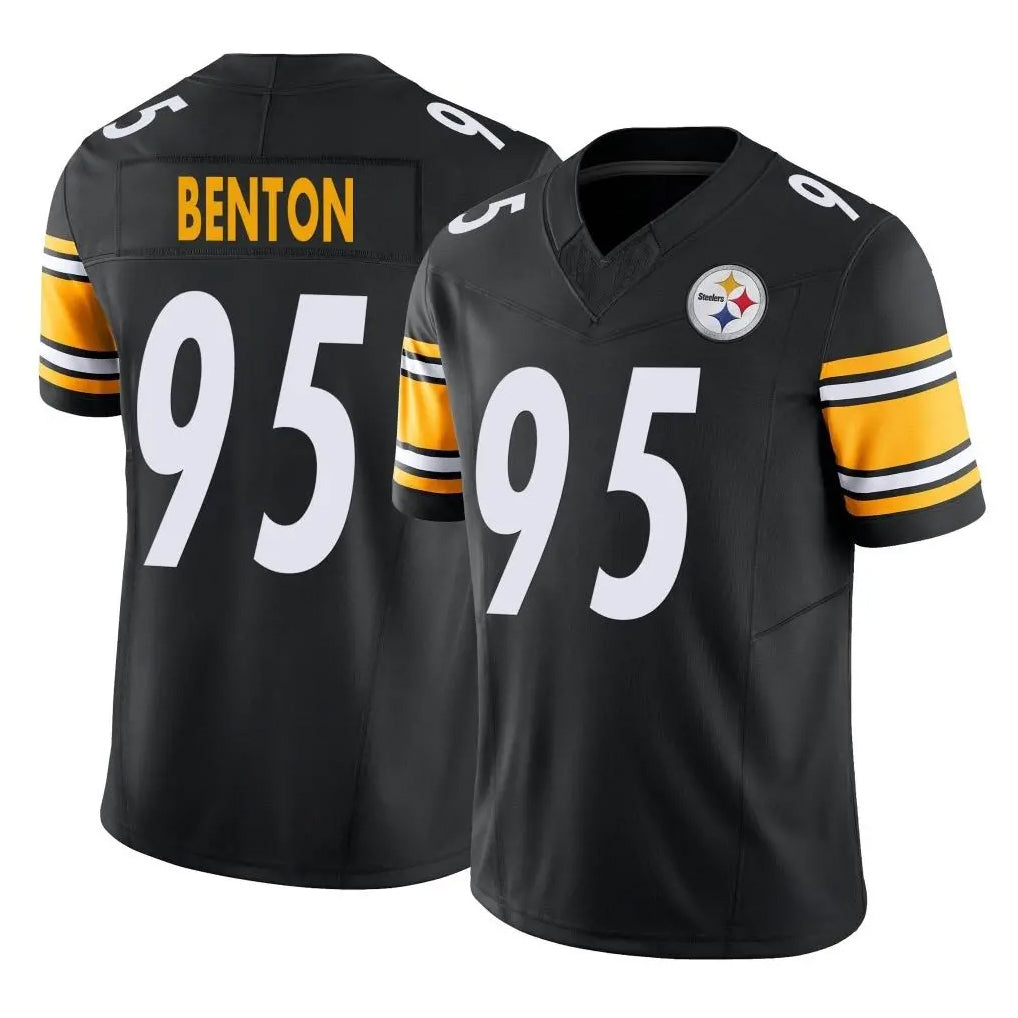 P.Steelers #95 Keeanu Benton Player Black Limited Vapor F.U.S.E. Home Game Ldoa Stitched Jerseys