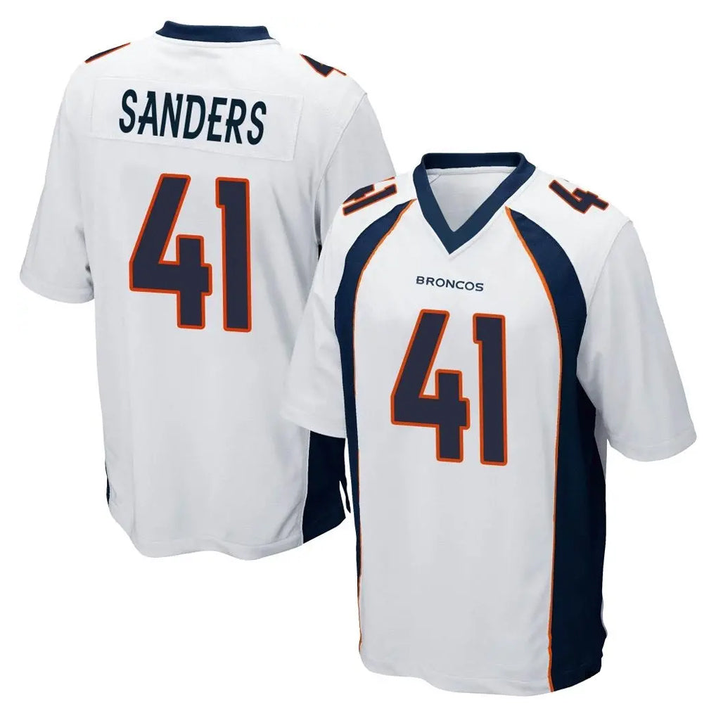 D.Broncos #41 Drew Sanders Player White Game Ldoa Stitched Jerseys