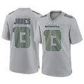 S.Seahawks #13 Ernest Jones IV Player Gray Atmosphere Fashion Home Game Ldoa Stitched Jerseys