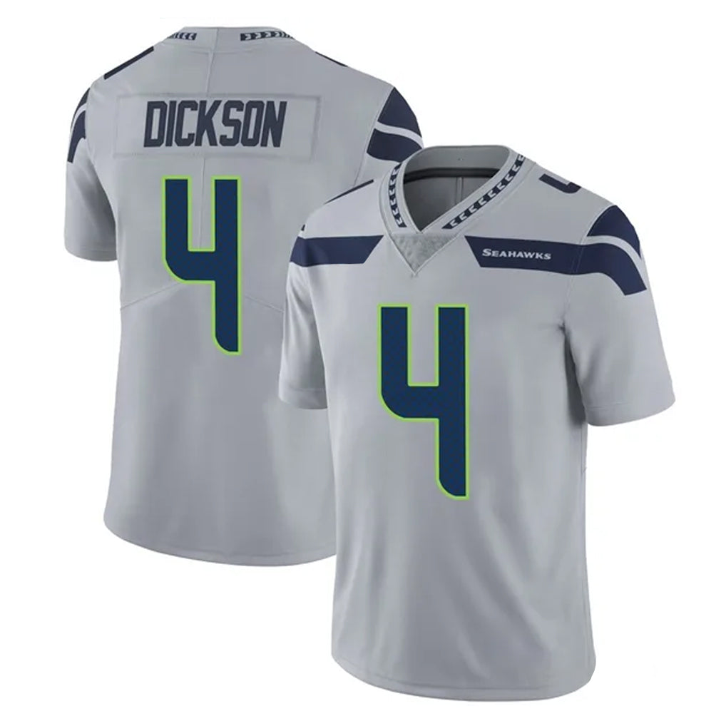 S.Seahawks #4 Michael Dickson Player Gray Limited Vapor Untouchable Home Game Ldoa Stitched Jerseys