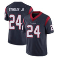 H.Texans #24 Derek Stingley Jr. Player Navy Limited Vapor Untouchable Home Game Ldoa Stitched Jerseys