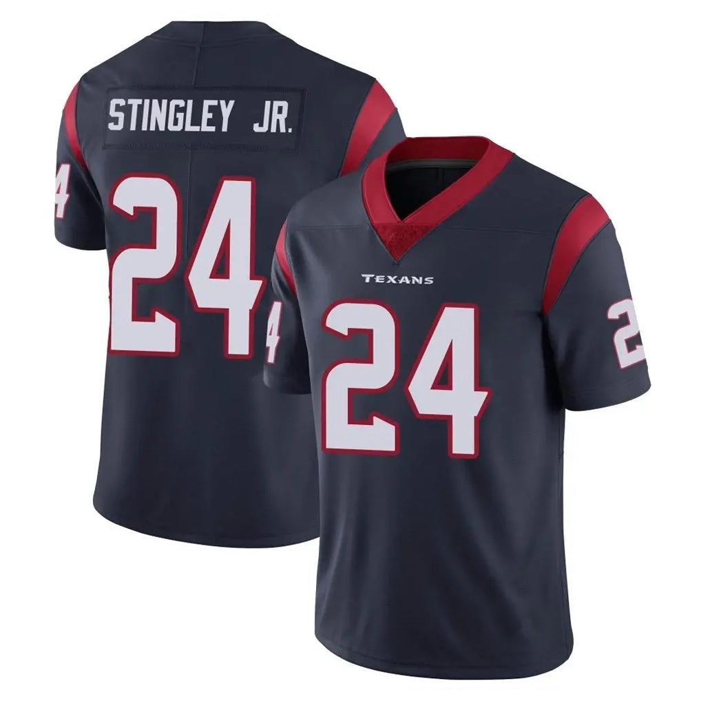 H.Texans #24 Derek Stingley Jr. Player Navy Limited Vapor Untouchable Home Game Ldoa Stitched Jerseys