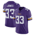 M.Vikings #33 Aaron Jones Sr. Player Purple Limited Vapor Untouchable Home Game Ldoa Stitched Jerseys