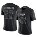 P.Eagles #52 Jonathan Greenard Player Black Reflective Limited Home Game Ldoa Stitched Jerseys