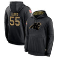 C.Panthers #55 Devin Lloyd Player Black Salute to Service Pullover Hoodies Limited Game Ldoa Stitched Jerseys