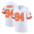 TB.Buccaneers #94 Calijah Kancey Player White '76 Home Game Ldoa Stitched Jerseys