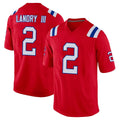 NE.Patriots #2 Harold Landry III Player Red Home Game Ldoa Stitched Jerseys