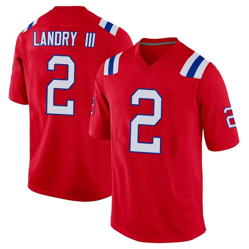 NE.Patriots #2 Harold Landry III Player Red Home Game Ldoa Stitched Jerseys