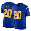 LA.Chargers #20 Cam Hart Player Royal Limited Vapor F.U.S.E. Home Game Ldoa Stitched Jerseys