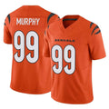 C.Bengals #99 Myles Murphy Player Orange Vapor F.U.S.E. Limited Home Game Ldoa Stitched Jerseys
