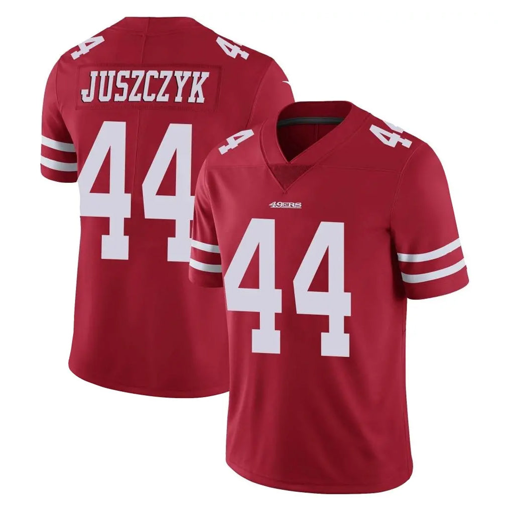 SF.49ers #44 Kyle Juszczyk Player Red Limited Vapor Untouchable Home Game Ldoa Stitched Jerseys