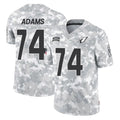 A.Cardinals #74 Isaiah Adams Player Camo Salute to Service Limited Home Ldoa Stitched Jerseys