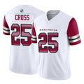W.Commanders #25 Nick Cross Player White Vapor F.U.S.E. Limited Home Game Ldoa Stitched Jerseys