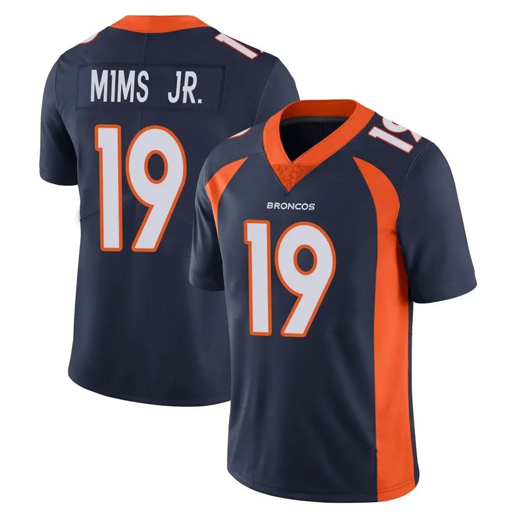 D.Broncos #19 Marvin Mims Jr. Player Navy Vapor Untouchable Limited Game Ldoa Stitched Jerseys