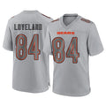 C.Bears #84 Colston Loveland Player Gray Atmosphere Fashion Game Ldoa Stitched Jerseys
