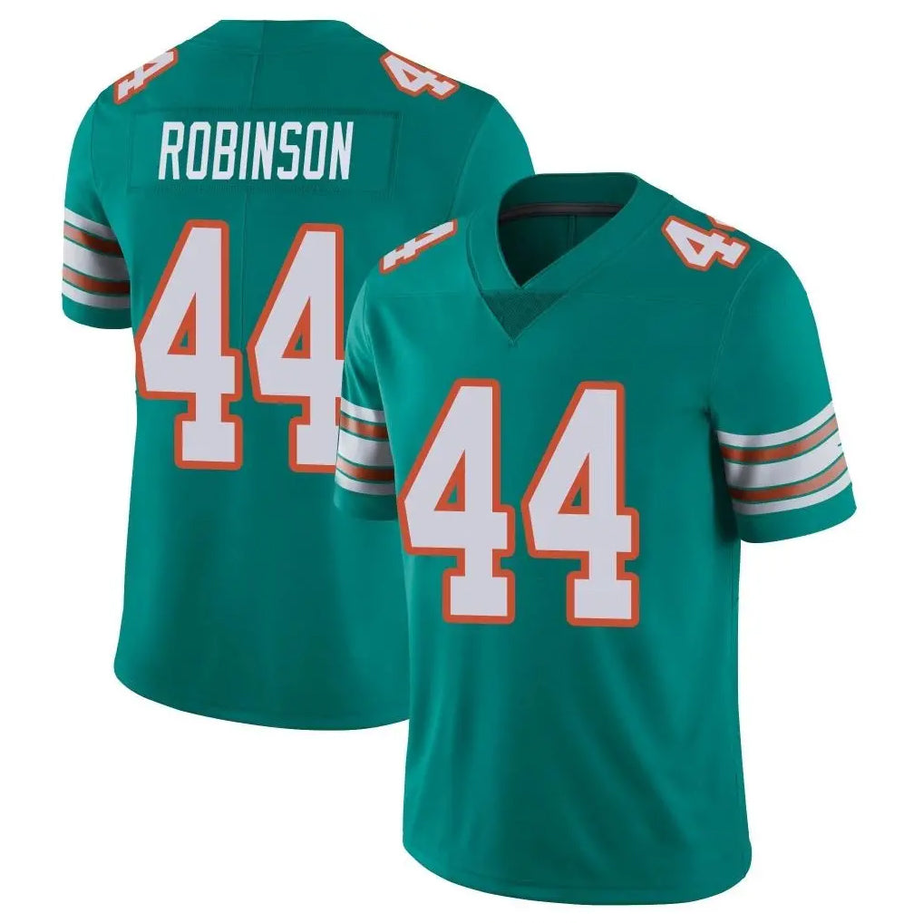 M.Dolphins #44 Chop Robinson Player Aqua Limited Alternate Vapor Untouchable Home Game Ldoa Stitched Jerseys