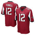 A.Falcons #12 Avieon Terrell Player Red Color Vapor Home Game Ldoa Stitched Jerseys