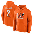 C.Bengals #2 Evan McPherson Player Orange Salute to Service Pullover Hoodie Limited Ldoa Stitched Jerseys