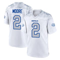 B.Bills #2 DJ Moore Player White Rivalries Collection Game Ldoa Stitched Jerseys