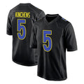 LA.Rams #5 Kamren Kinchens Player Black Fashion Limited Home Game Ldoa Stitched Jerseys