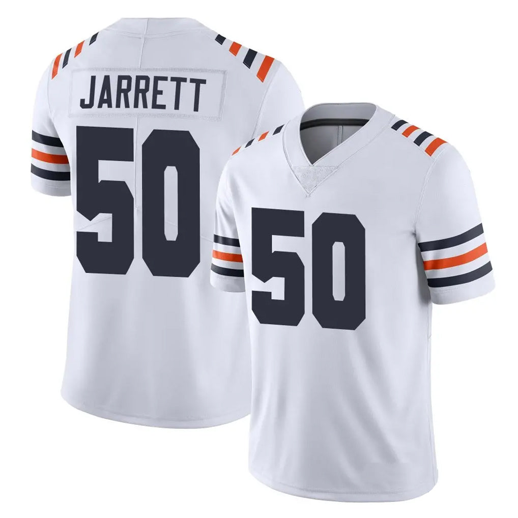 C.Bears #50 Grady Jarrett Player White Classic Vapor Limited Home Game Ldoa Stitched Jerseys