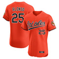 B.Orioles #25 Pete Alonso Player Orange Limited Elite Home Game Ldoa Stitched Jerseys