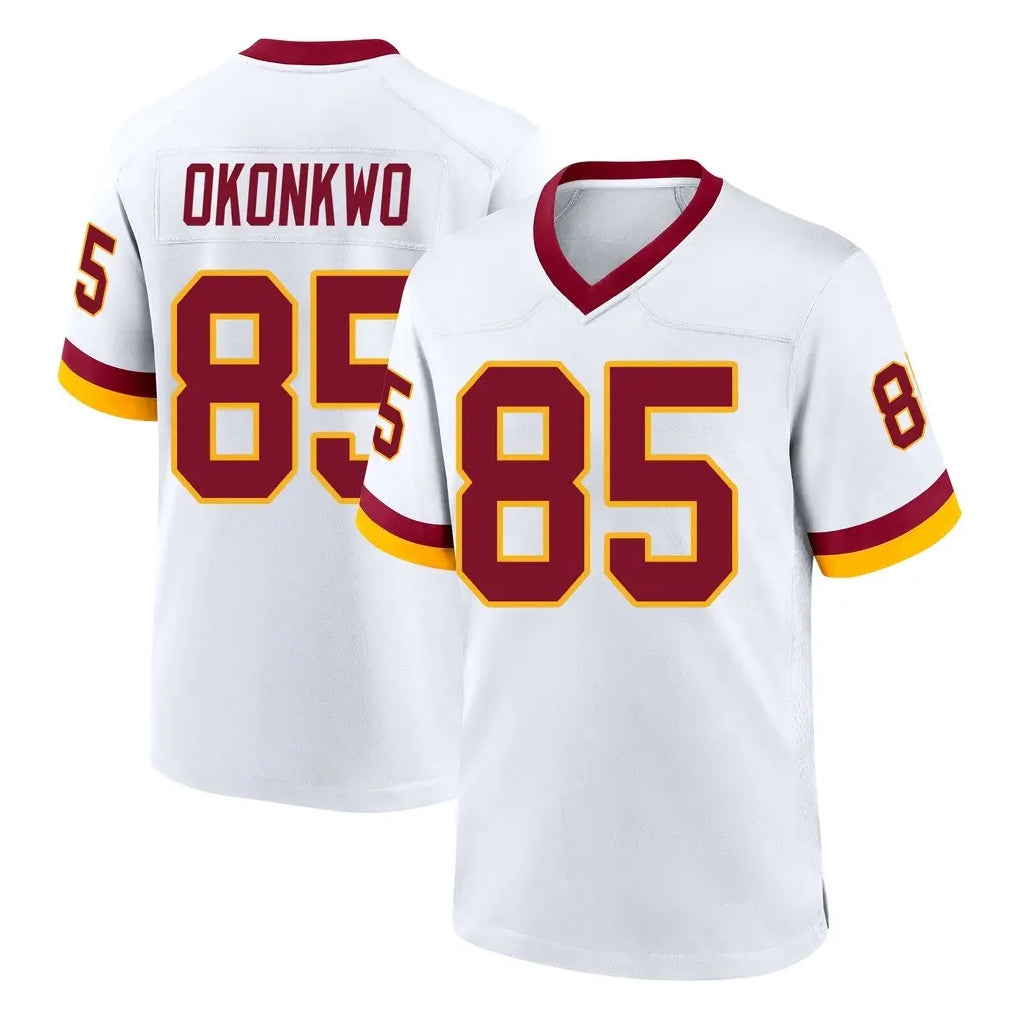 W.Commanders #85 Chig Okonkwo Player White Home Game Ldoa Stitched Jerseys