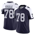D.Cowboys #78 Terence Steele Player Navy-White Limited Alternate Vapor F.U.S.E. Home Game Kdoa Stitched Jerseys