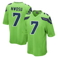 S.Seahawks #7 Uchenna Nwosu Player Green Home Game Ldoa Stitched Jerseys