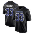 D.Cowboys #33 Javonte Williams Player Carbon Black Fashion Home Game Ldoa Stitched Jerseys