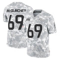D.Broncos #69 Mike McGlinchey Player Arctic Camo Salute To Service Limited Ldoa Stitched Jerseys
