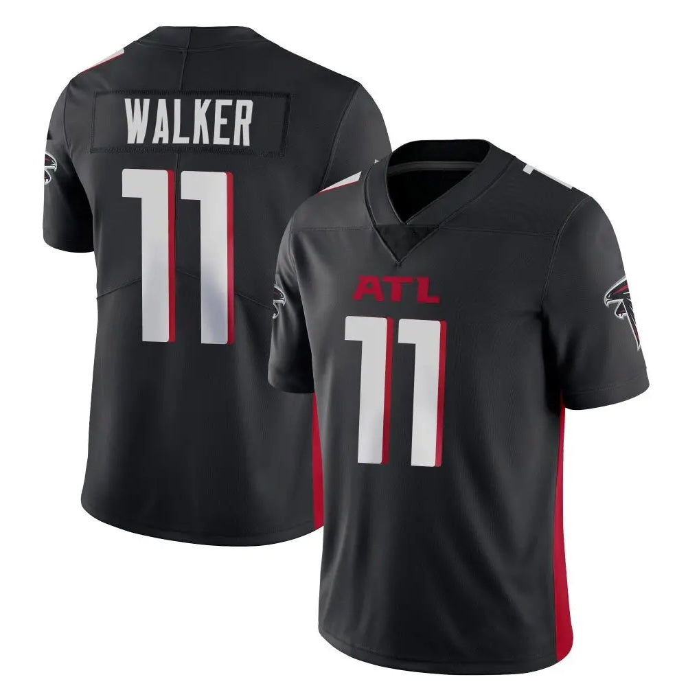 A.Falcons #11 Jalon Walker Player Black Vapor Untouchable Limited Home Game Ldoa Stitched Jerseys