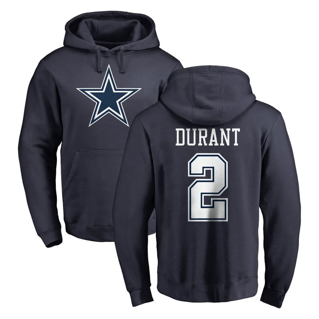 D.Cowboys #2 Cobie Durant Player Navy Pullover Hoodies Limited Kdoa Stitched Jerseys