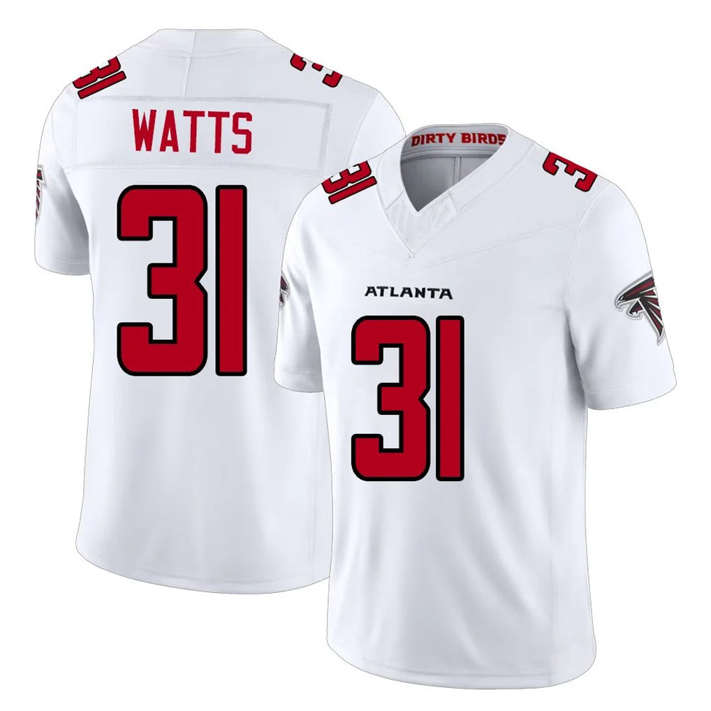 A.Falcons #31 Xavier Watts Player White Team Color Vapor F.U.S.E. Limited Ldoa Stitched Jerseys