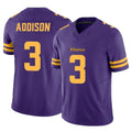 M.Vikings #3 Jordan Addison Player Purple Limited Alternate Vapor F.U.S.E. Home Game Ldoa Stitched Jerseys