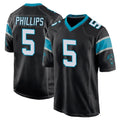 C.Panthers #5 Jaelan Phillips Player Black Game Ldoa Stitched Jerseys