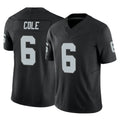 LV.Raiders #6 A.J. Cole Player Black Limited Vapor F.U.S.E. Home Game Ldoa Stitched Jerseys