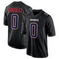 NE.Patriots #0 Christian Gonzalez Player Carbon Fashion Limited Home Game Ldoa Stitched Jerseys