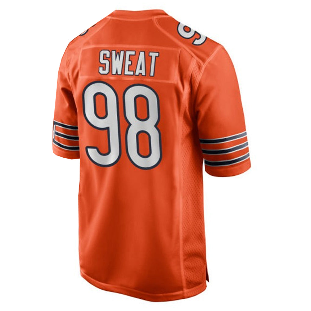 C.Bears #98 Montez Sweat Player Orange Home Game Ldoa Stitched Jerseys