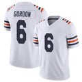 C.Bears #6 Kyler Gordon Player White Classic Vapor Limited Home Game Ldoa Stitched Jerseys