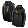 C.Bears #4 D'Andre Swift Player Black Salute to Service Pullover Hoodies Limited Ldoa Stitched Jerseys